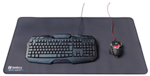 Gamer Desk Pad XXXL, Negro (90x45cm)